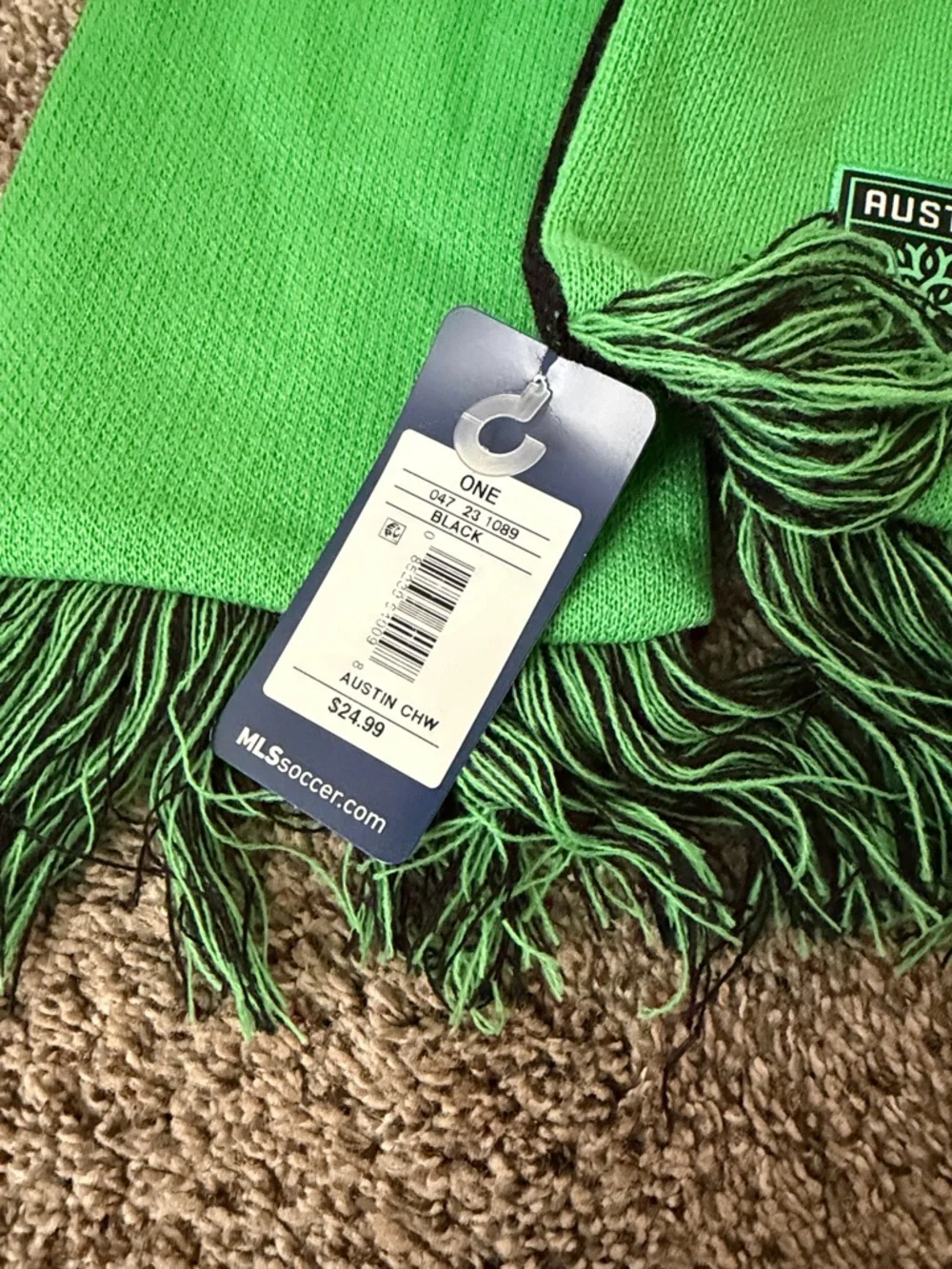 Austin FC Green Supporter Scarf